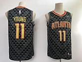 Hawks 11 Trae Young Black Nike Swingman Jersey,baseball caps,new era cap wholesale,wholesale hats